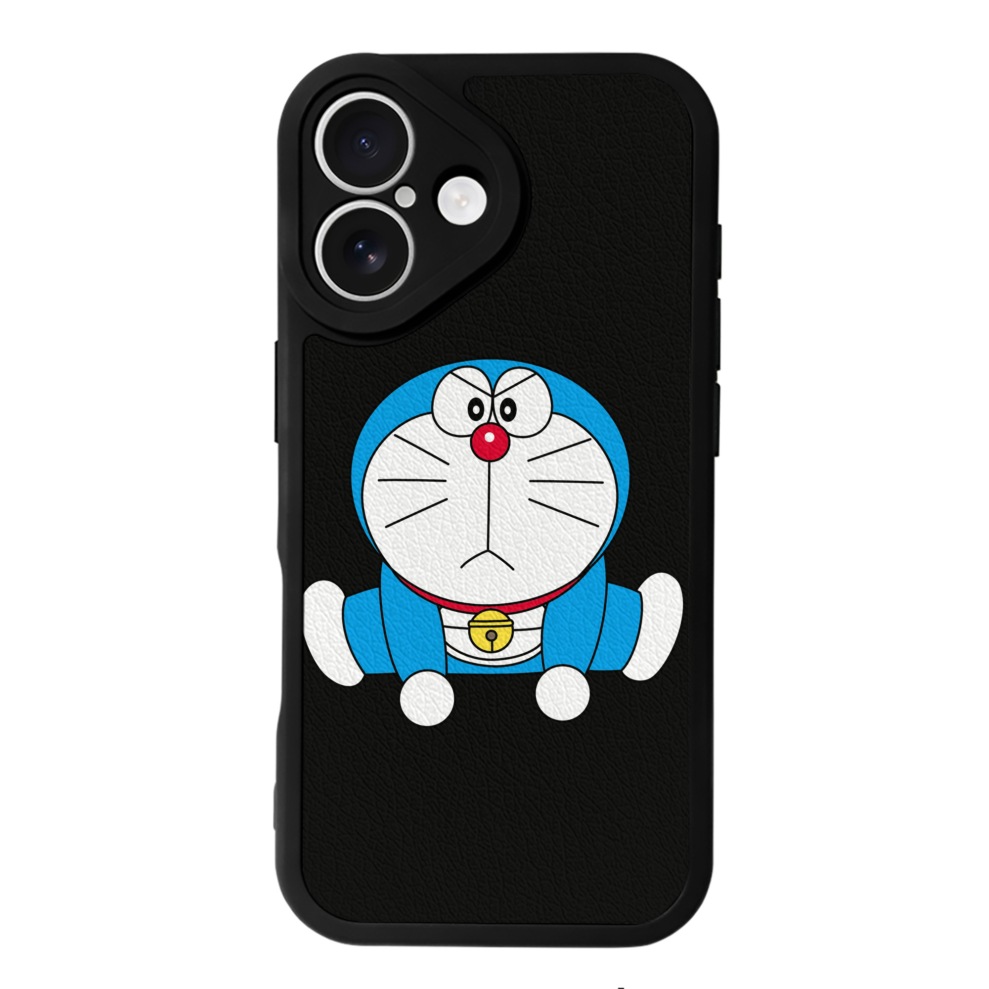 （画像用） ドラえもん Doraemon 【iPhone 16シリーズ対応】シリコンスマホケース（レザー調） 材質：シリコン